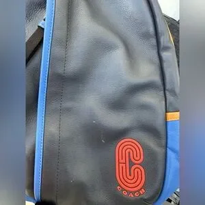 Coach | Bags | Coach Mens Black Blue And Orange Backpack 